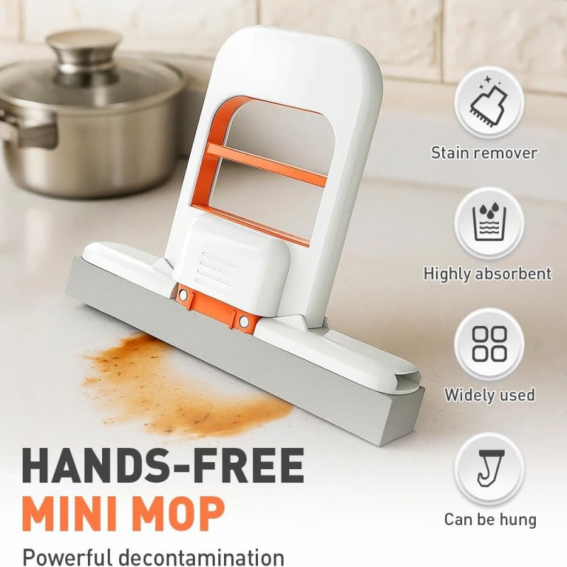 Foldable Mini Mop for Bathroom & Kitchen